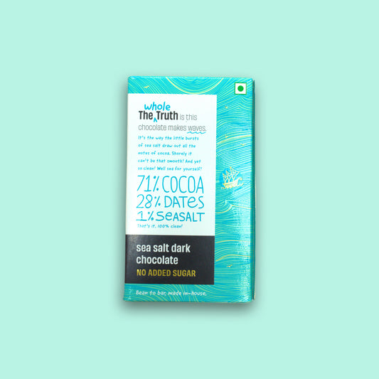 WHOLE TRUTH SEA SALT DARK CHOCOLATE