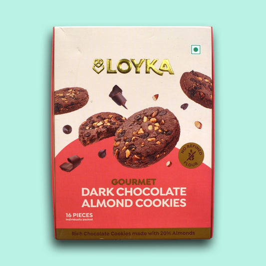 LOYKA DARK CHOCOLATE ALMOND COOKIES